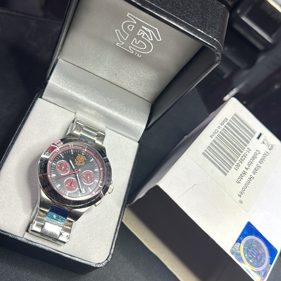 RETRO Florida State Seminoles - Collectors Watch NEW, never worn in leather box - Picture 14 of 16